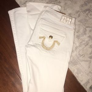 White True Religion Jeans
